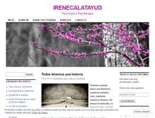 Tablet Screenshot of irenecalatayud.com